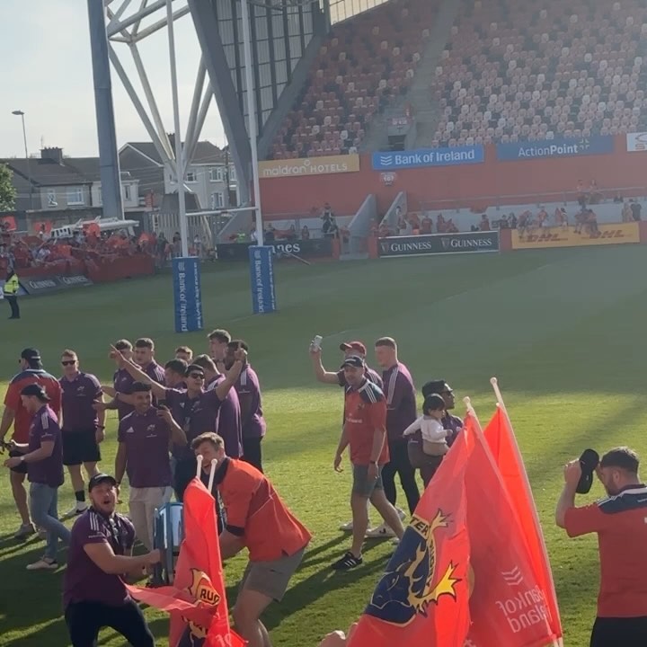 What a homecoming @munsterrugby